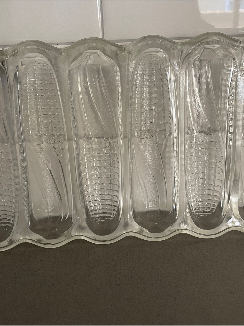 Beauty Bakerie Clear Glass Corn-Shaped Baking Mold